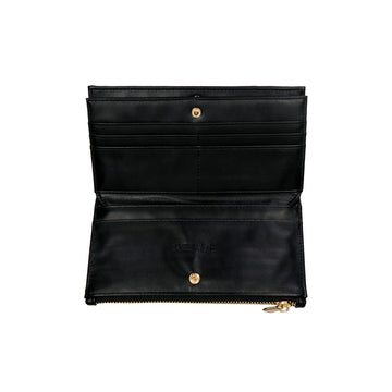 Azade Quilted Wallet Black